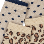 Konges Slojd Skarpetki dla dziewczynki brokatowe Leo nad Dot 2 pak