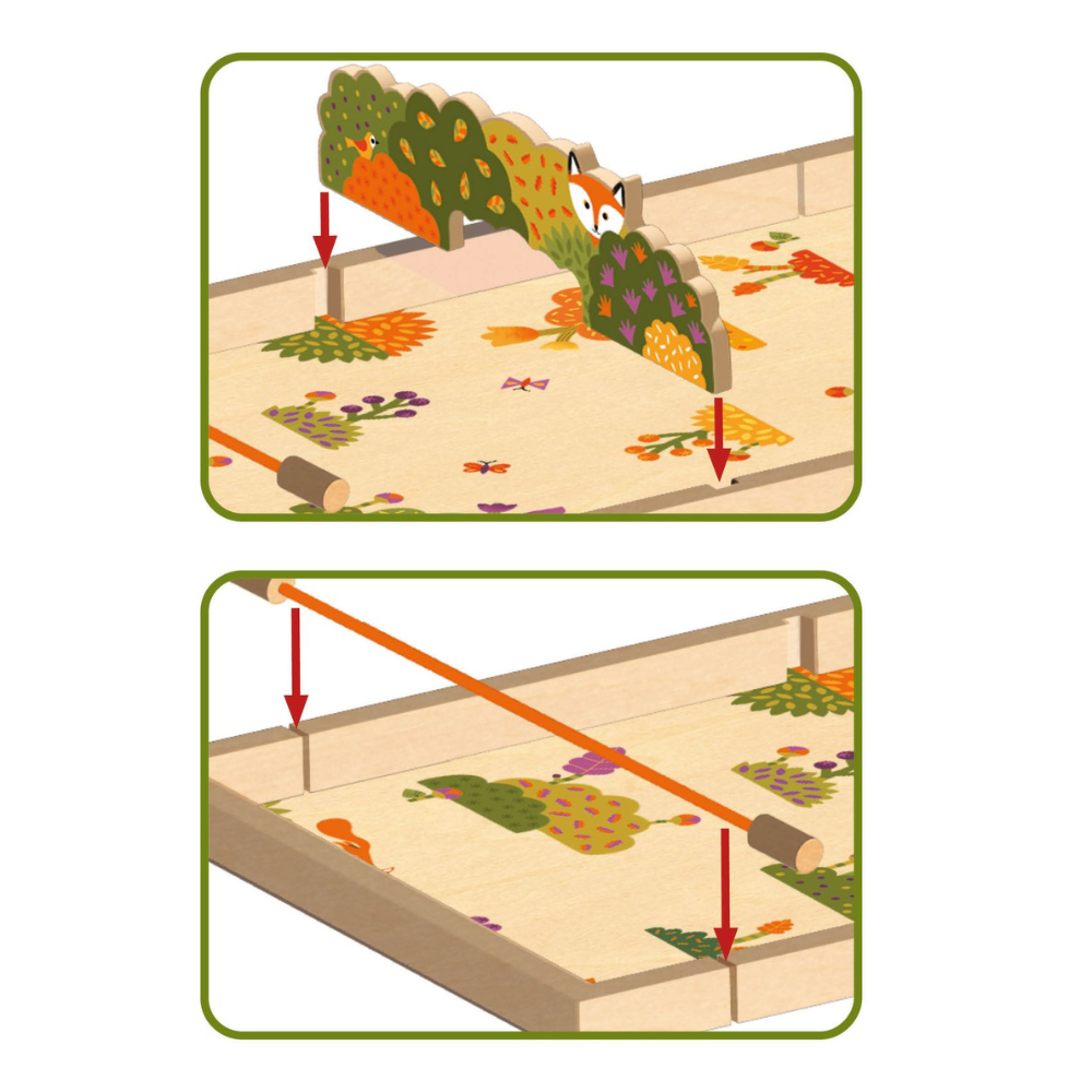 Djeco Drewniana gra zręcznościowa Pass Animo