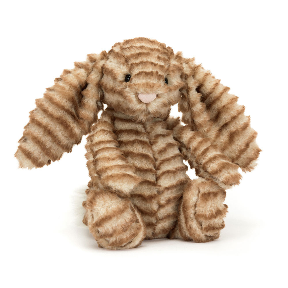 Jellycat przytulanka Króliczek Lux Juniper Złoto Brązowy 31 cm