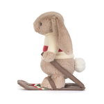 Jellycat przytulanka Króliczek Beżowy na Nartach 20 cm