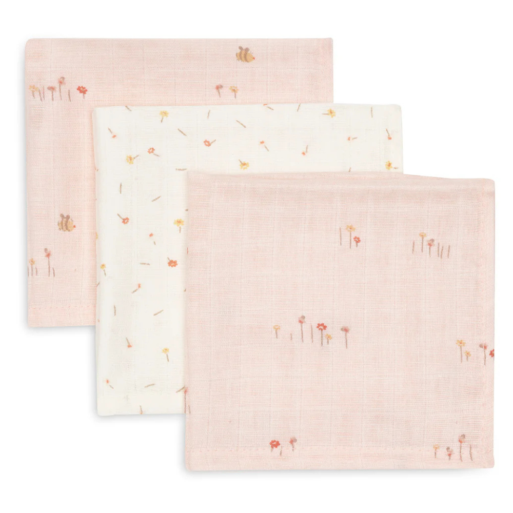 Jollein pieluszki muślinowe 31x31cm Pretty Picnic 3pack
