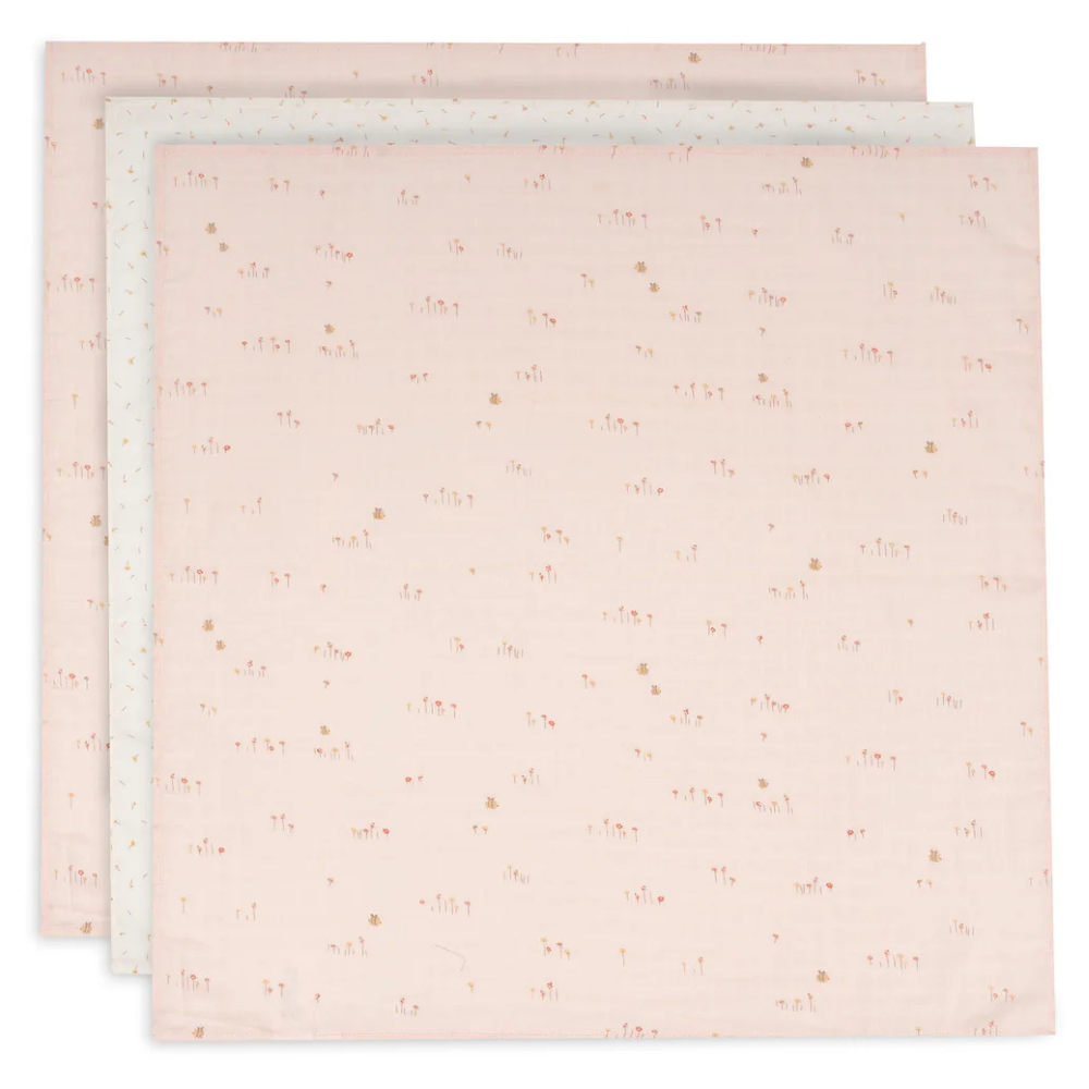 Jollein pieluszki muślinowe 70x70cm Pretty Picnic 3pack