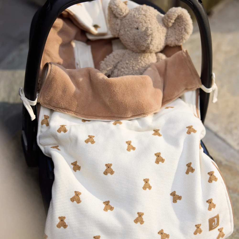 Jollein otulacz do fotelika samochodowego Mini Teddy Bear