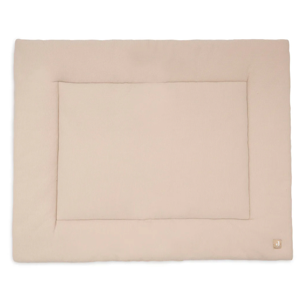 Jollein Mata do łóżeczka 75x95cm Little Waffle Warm Sand