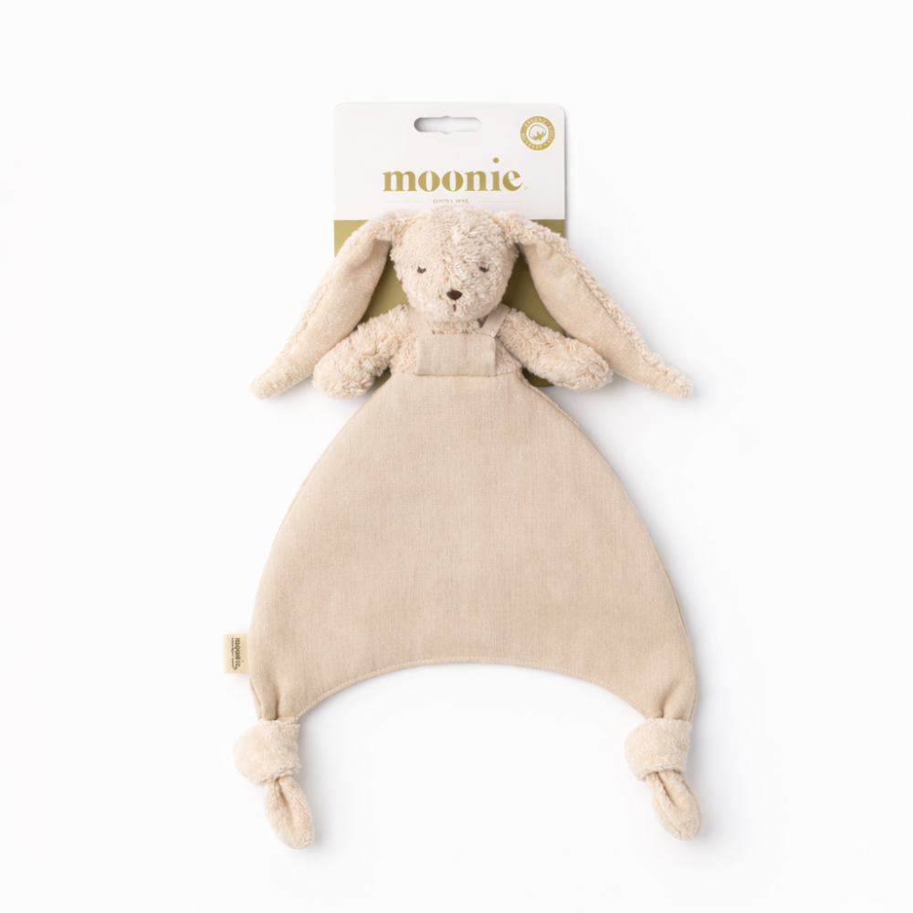 Moonie przytulanka Królik Doudou Sand