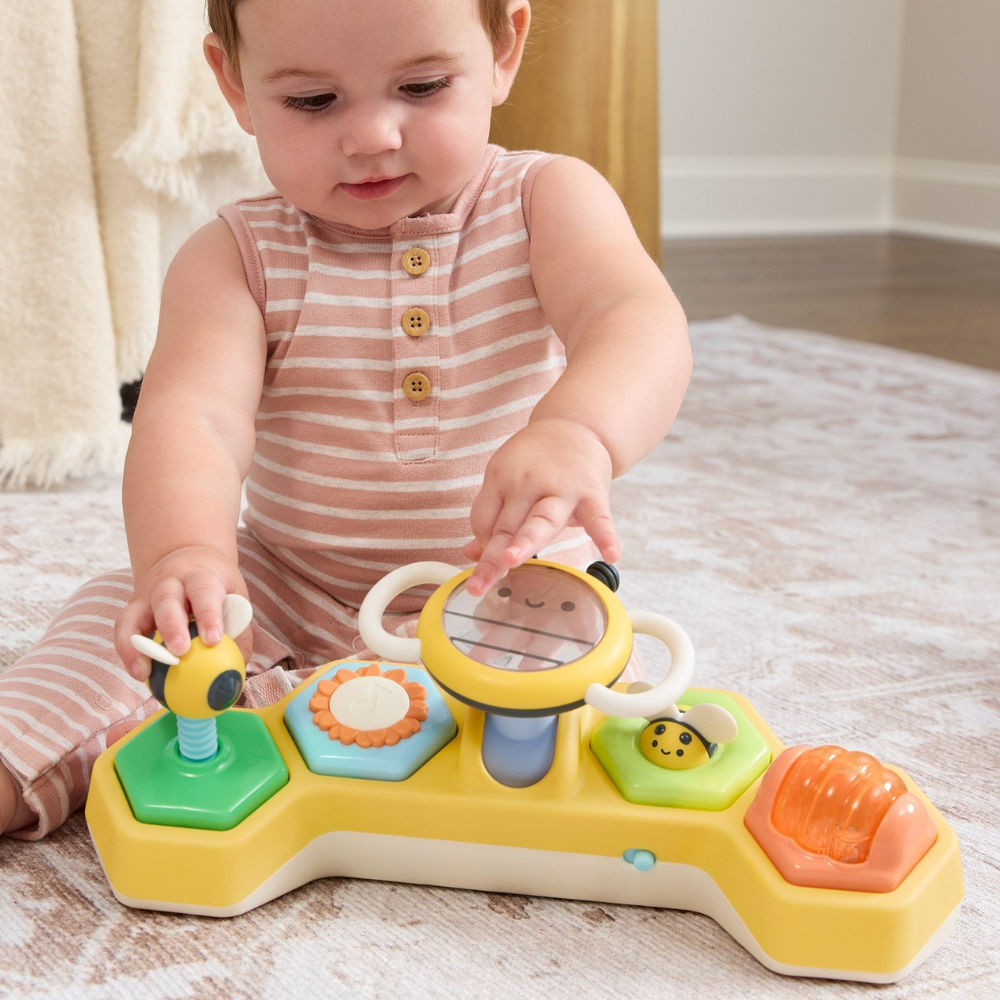 Skip Hop Zabawka Interaktywna Kierownica Pszczółka Farmstand 2w1