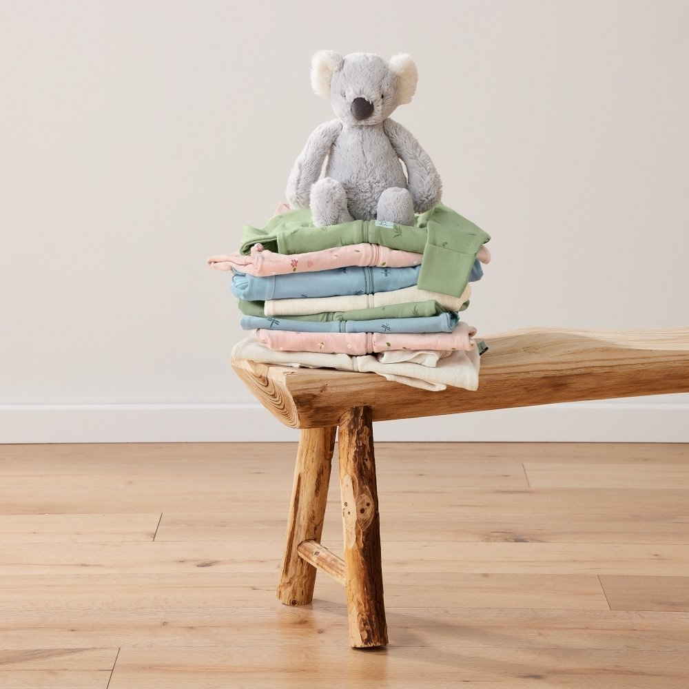 ergoPouch Śpiworek Jersey z Rękawami 3-12M 1.0TOG Willow