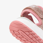 Viking brokatowe sandały dziecięce Anchor Sandal 3V Light Pink
