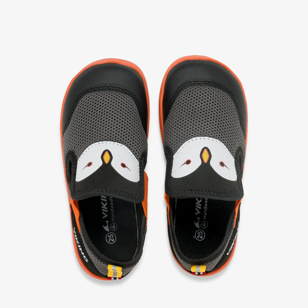Viking sandały barefoot dziecięce Alv Paw Sandal Black