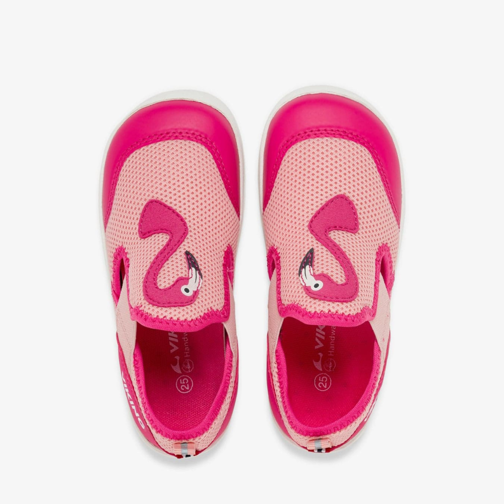 Viking sandały barefoot dziecięce Alv Paw Sandal Light Pink/Magenta