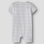 Lil' Atelier Kombinezon z krótkim rękawkiem Loose Coconut Milk Dusty Blue NBMHALDUR