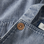 Lil' Atelier dżinsowe ogrodniczki dziecięce Loose Medium Blue Denim NBMFUNDA