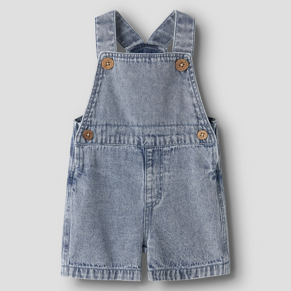 Lil' Atelier dżinsowe ogrodniczki dziecięce Loose Medium Blue Denim NBMFUNDA