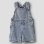 Lil' Atelier dżinsowe ogrodniczki dziecięce Loose Medium Blue Denim NBMFUNDA
