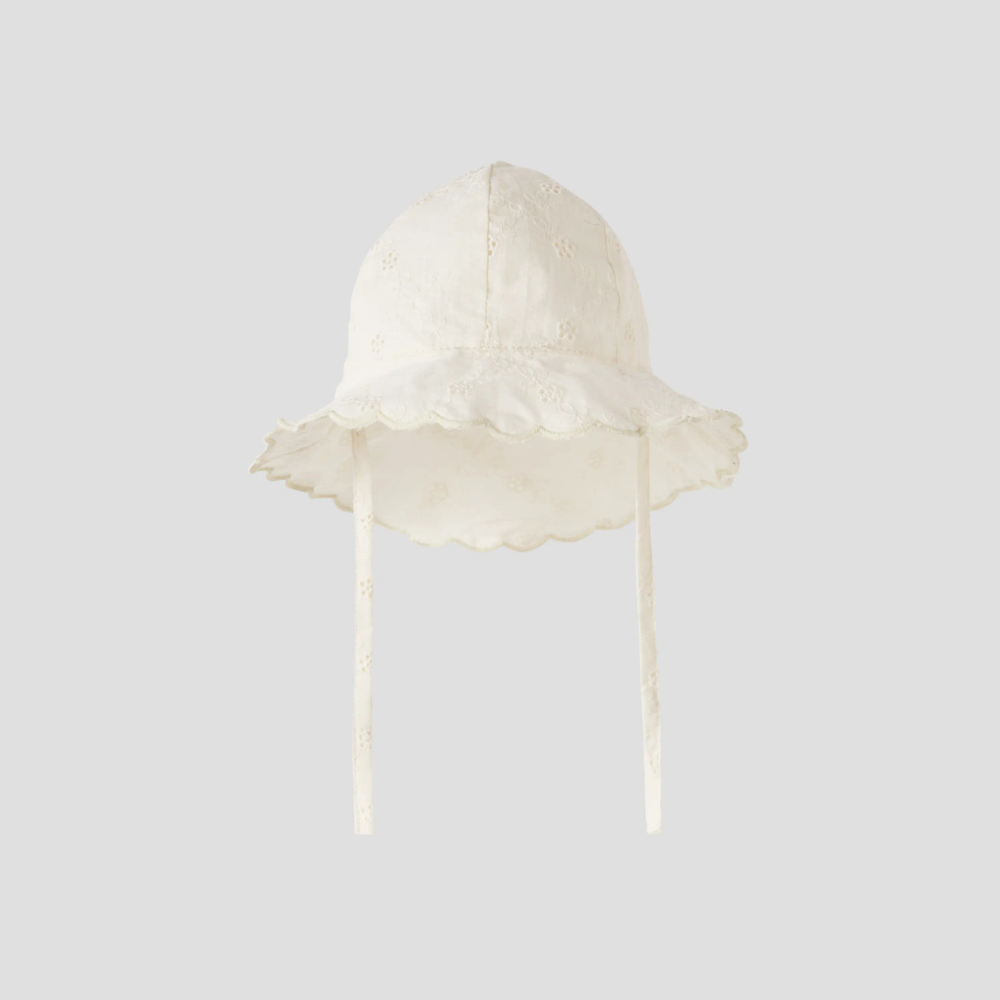 Lil' Atelier Kapelusz przeciwsłoneczny Coconut Milk NBFHOSA