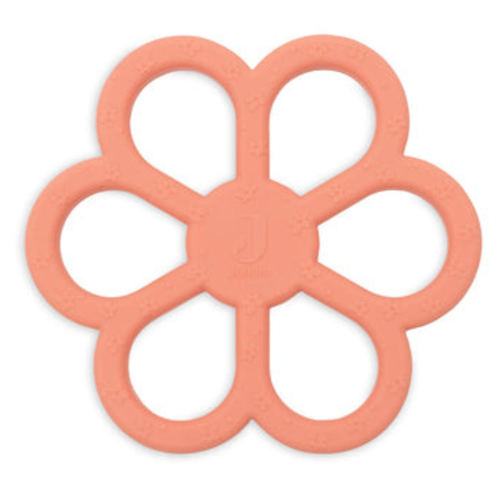 Jollein gryzak Silicone Flower Coral Rose