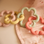 Jollein Zabawki - gryzaki kółeczka Toy Silicone Flowers