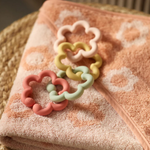 Jollein Zabawki - gryzaki kółeczka Toy Silicone Flowers