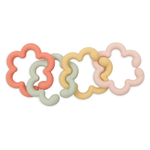Jollein Zabawki - gryzaki kółeczka Toy Silicone Flowers