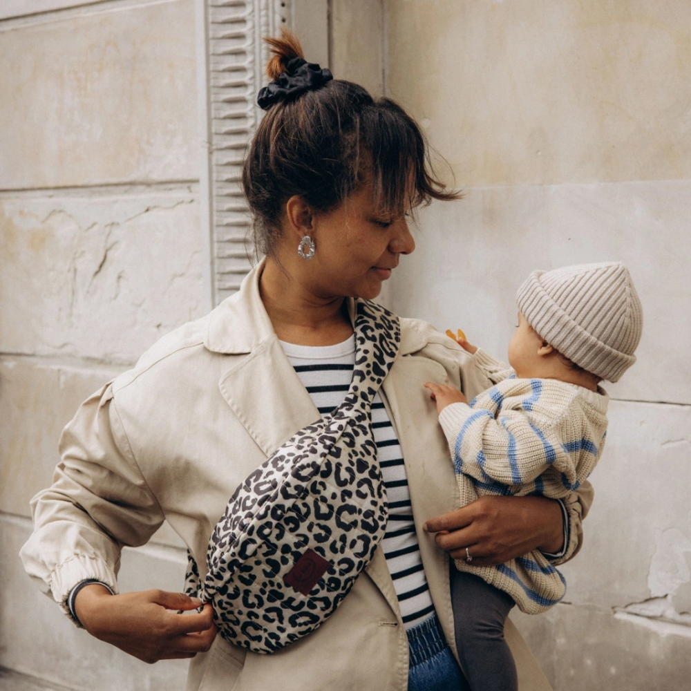 La Millou Nerka dla mamy Ortalion Leopard Cream