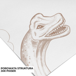 PASTELOVELOVE Tapeta na ścianę dla dzieci na wymiar Dinozaury sepia