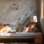 PASTELOVELOVE Tapeta na ścianę dla dzieci na wymiar Piłka nożna