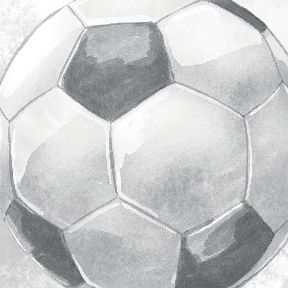 PASTELOVELOVE Tapeta na ścianę dla dzieci na wymiar Piłka nożna