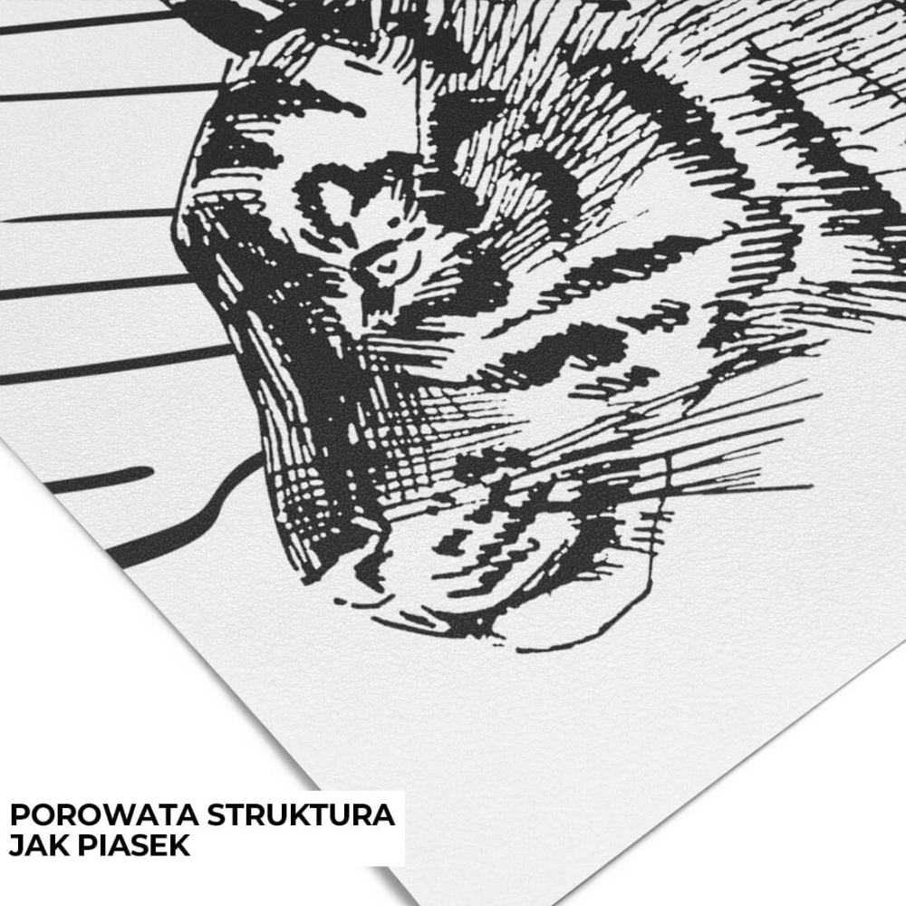PASTELOVELOVE Tapeta na ścianę dla dzieci na wymiar Animal parade czarno-biała