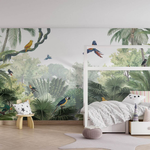 PASTELOVELOVE Tapeta na ścianę dla dzieci na wymiar Canopy jungle