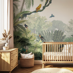 PASTELOVELOVE Tapeta na ścianę dla dzieci na wymiar Canopy jungle