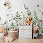 PASTELOVELOVE Tapeta na ścianę dla dzieci na wymiar Fairy garden