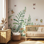 PASTELOVELOVE Tapeta na ścianę dla dzieci na wymiar Fairy garden