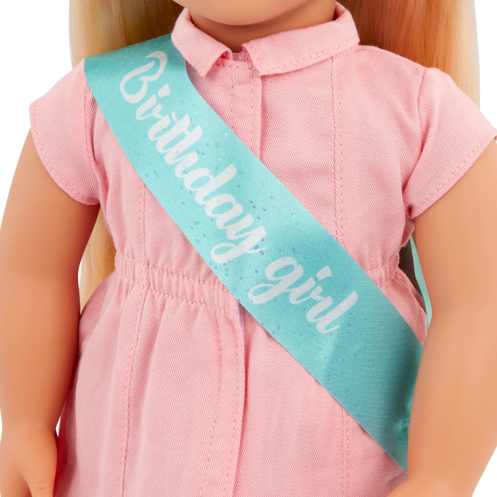 Our Generation Lalka Brenna z balonikami – stylizacja na przyjęcie urodzinowe 46 cm