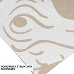 PASTELOVELOVE Tapeta na ścianę dla dzieci na wymiar Monochrome dinozaury brązowa