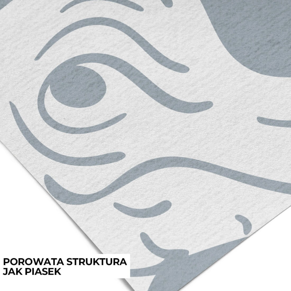 PASTELOVELOVE Tapeta na ścianę dla dzieci na wymiar Monochrome dinozaury niebieska