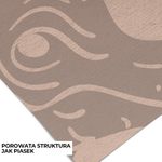 PASTELOVELOVE Tapeta na ścianę dla dzieci na wymiar Monochrome dinozaury brudny róż