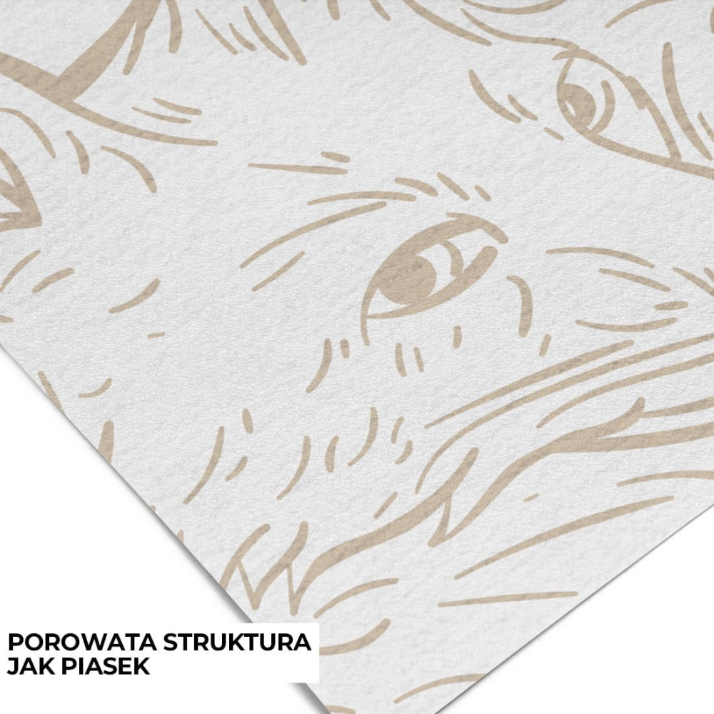 PASTELOVELOVE Tapeta na ścianę dla dzieci na wymiar Monochrome las brązowa
