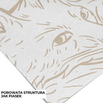 PASTELOVELOVE Tapeta na ścianę dla dzieci na wymiar Monochrome las brązowa