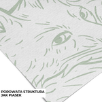 PASTELOVELOVE Tapeta na ścianę dla dzieci na wymiar Monochrome las zielona