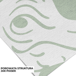PASTELOVELOVE Tapeta na ścianę dla dzieci na wymiar Monochrome dinozaury zielona