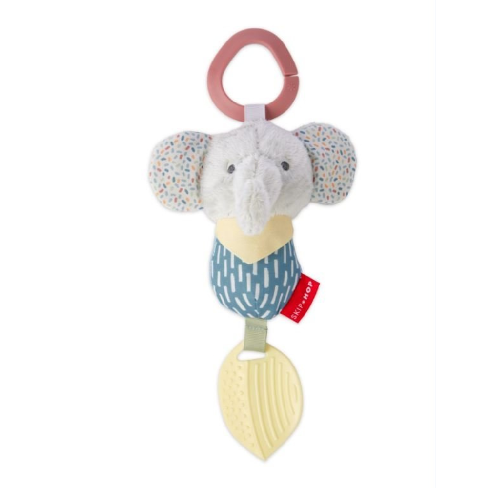 Skip Hop Zawieszka z Grzechotką i Gryzakiem Słoń Bandana Buddies