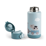 Done by Deer Butelka Termiczna 340ml Tiny Farm Blue