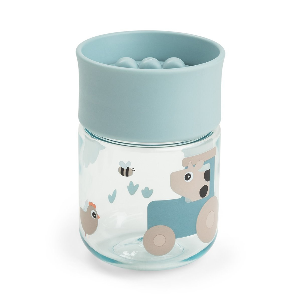 Done by Deer Kubek Treningowy 360° do Nauki Picia Tiny Farm Blue