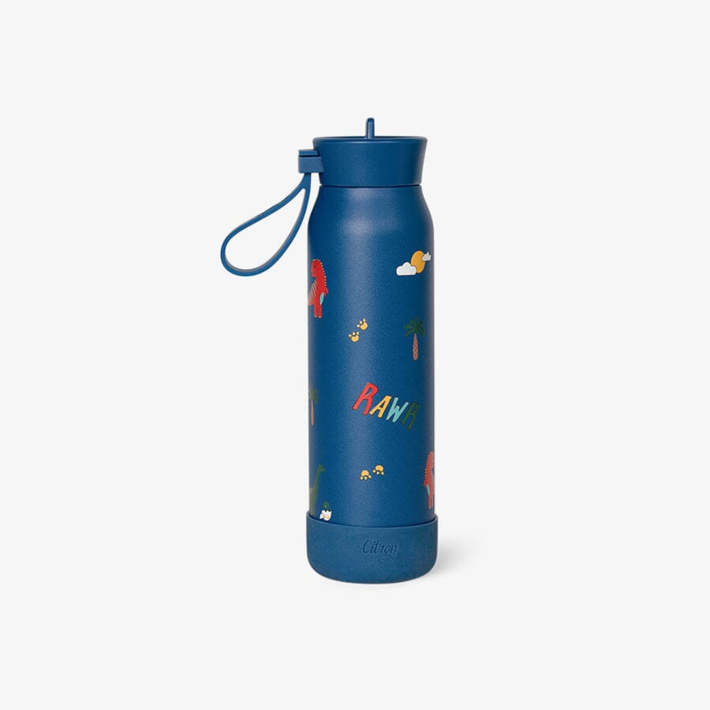 Citron Butelka Termiczna ze Stali Nierdzewnej 350ml - Blue dino