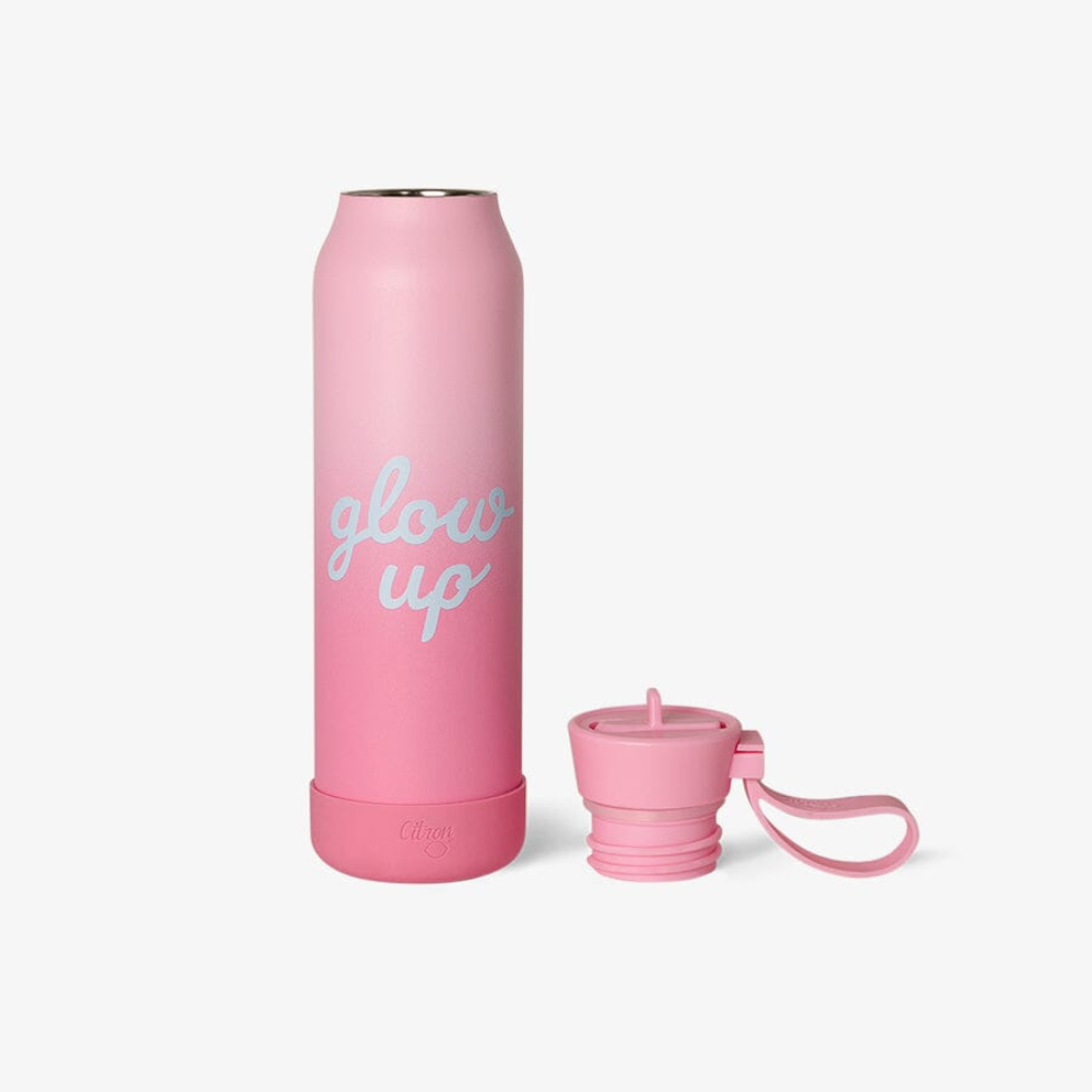 Citron Butelka Termiczna ze Stali Nierdzewnej 500ml - Glow Up Pink