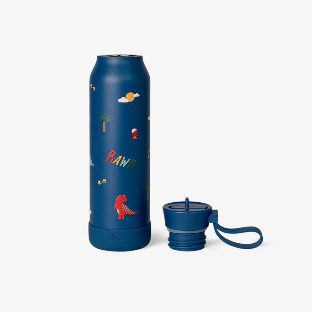 Citron Butelka Termiczna ze Stali Nierdzewnej 500ml - Blue Dino