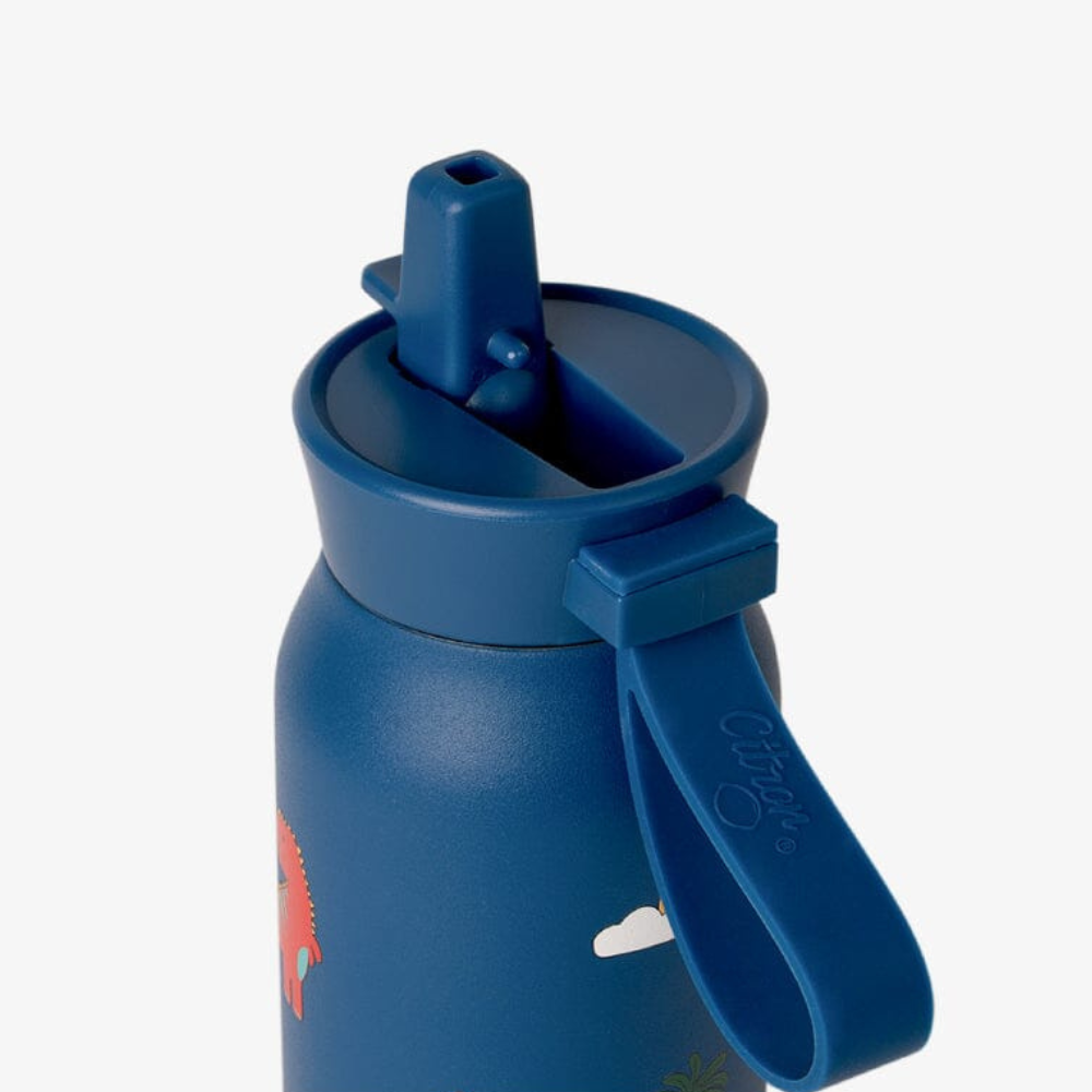 Citron Butelka Termiczna ze Stali Nierdzewnej 250ml - Blue Dino