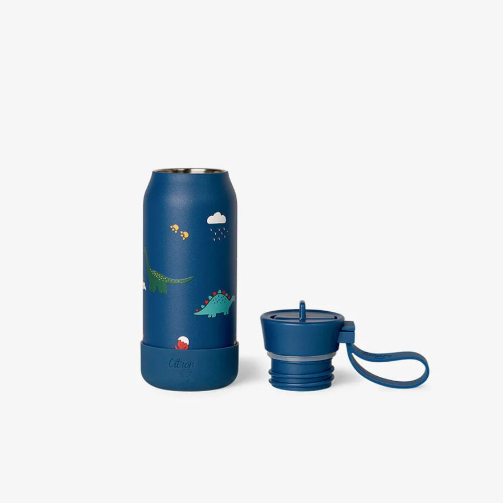 Citron Butelka Termiczna ze Stali Nierdzewnej 250ml - Blue Dino