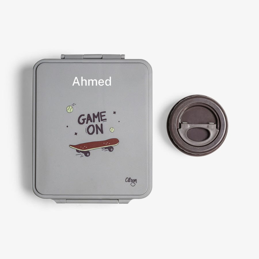 Citron Grand Lunch Box z Termosem - Cool Kid