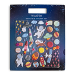 Mushie Naklejki wielokrotnego użytku Space